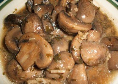 Champiñones en salsa 